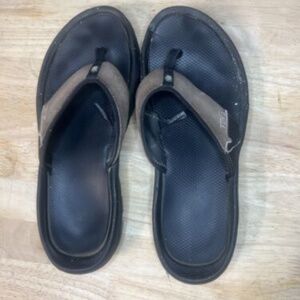 Men's Teva Flip Flop Sandals 4136 Brown Thongs US Size 11